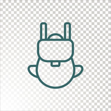 Bagaj simge vektör çizim 