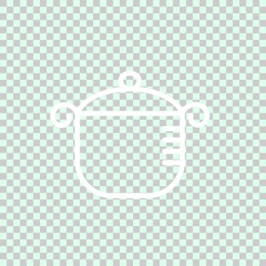 Tencere düz simgesi, vektör, illüstrasyon