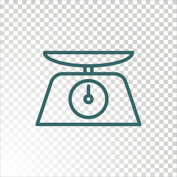 Escala Icono Web Ilustración Vectorial — Vector de stock