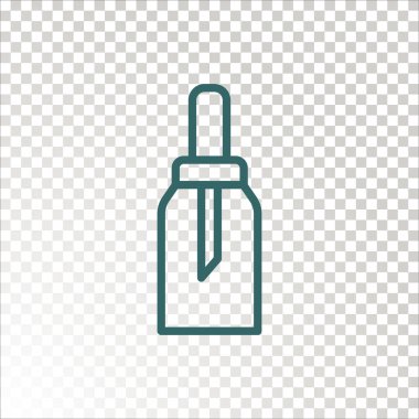 Şişe simgesi. Vektör İllüstrasyonu 