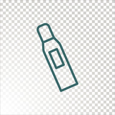 Şişe simgesi. Vektör İllüstrasyonu 