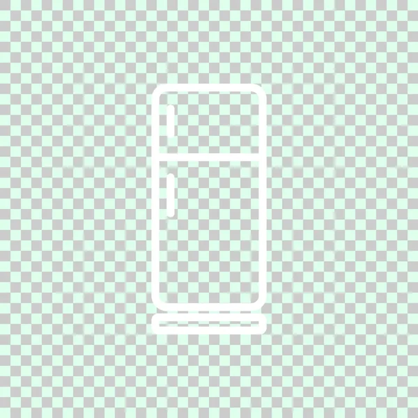 Иконка Плоского Холодильника Векторная Иллюстрация — стоковый вектор