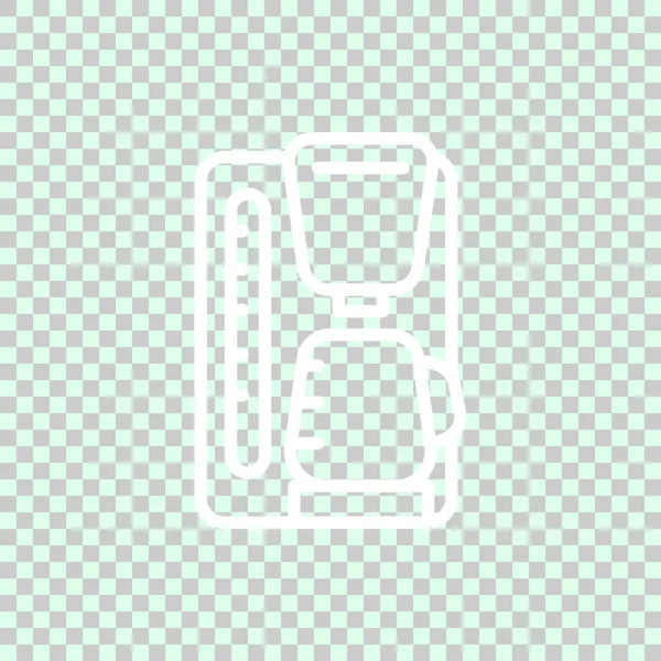 Kaffeemaschinen Symbol Vektorillustration — Stockvektor