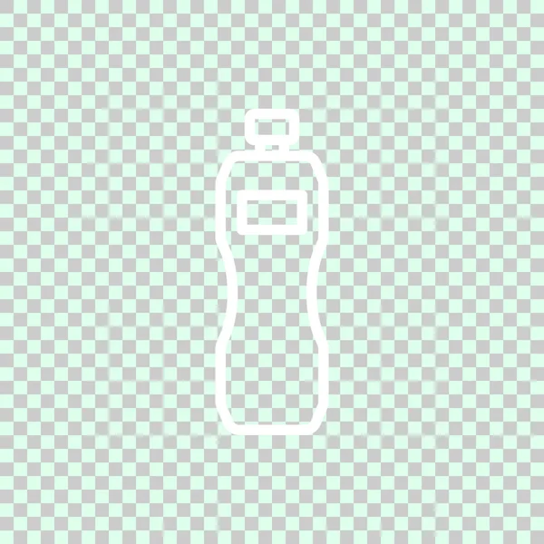 Plastic Bottle Icon Vector Illustration — Stock Vector