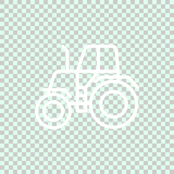 Traktorikone Vektorillustration — Stockvektor