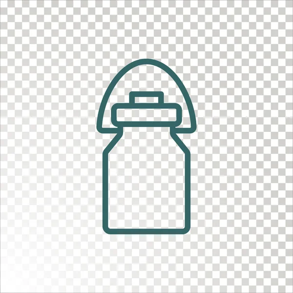 Milk Canister Icon Vector Illustration — Stock Vector