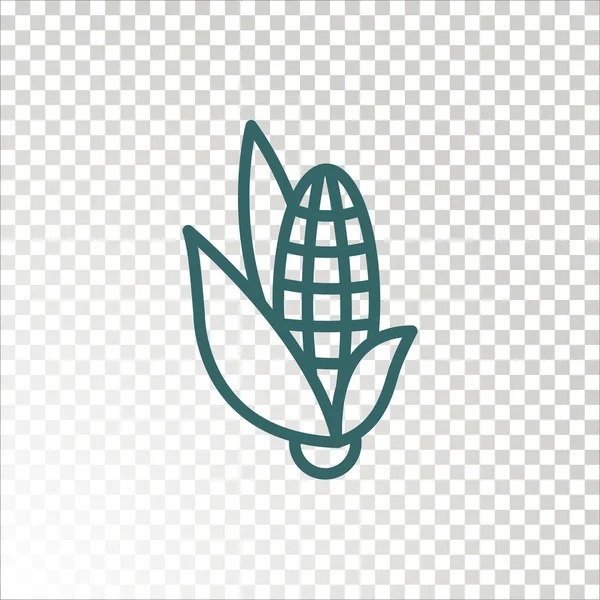 Corn Icon Vector Illustration — Stock Vector