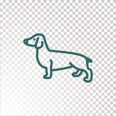 Evcil hayvan işareti simgesi, vektör çizim 