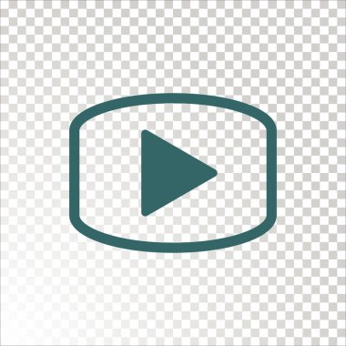 işareti simgesi, vektör çizim oynamak 