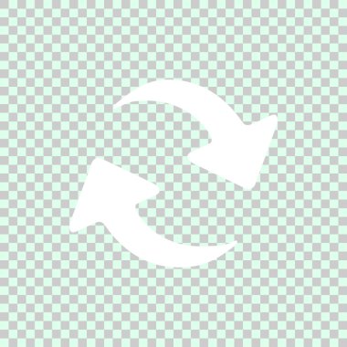 Geri dönüşüm simgesi, vektör illüstrasyonu 