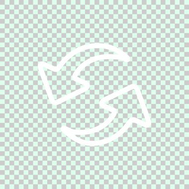 Geri dönüşüm simgesi, vektör illüstrasyonu 