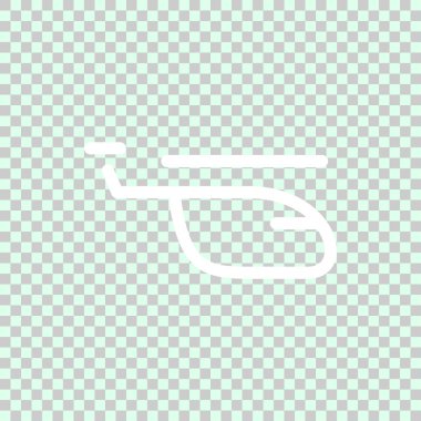 Helikopter simgesi. Vektör çizim