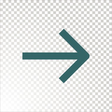 Gezinti ok basit simgesi