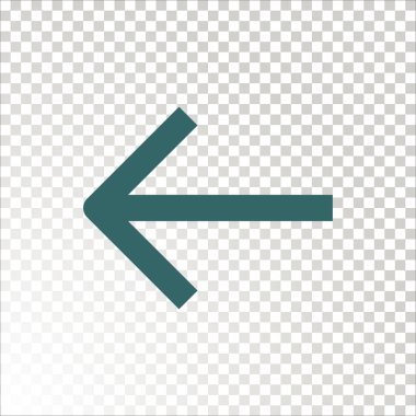 Gezinti ok basit simgesi