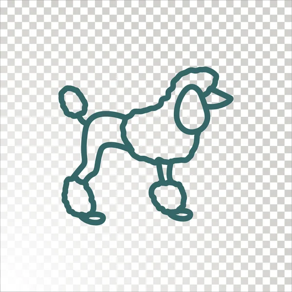 Icono Signo Animal Doméstico Ilustración Vectorial — Vector de stock