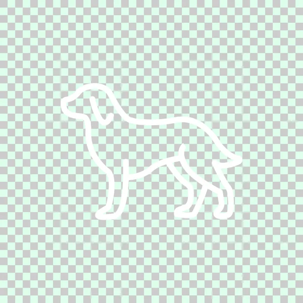 Het Pictogram Van Het Teken Van Huisdieren Vectorillustratie — Stockvector