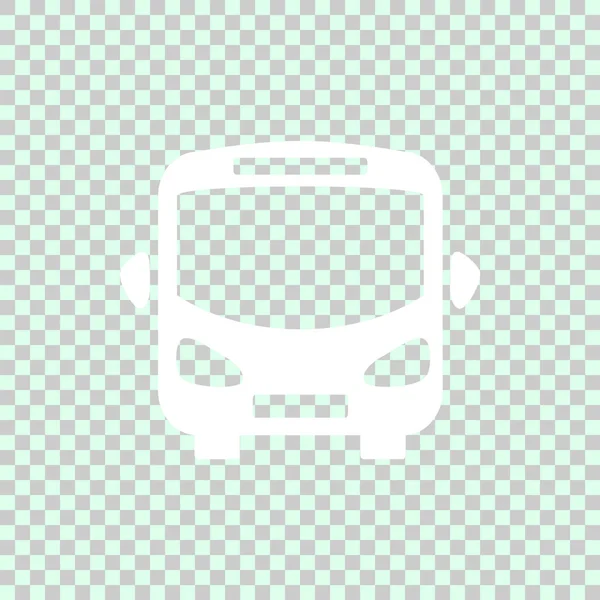 Otobüs Simgesi Vektör Illüstrasyonu — Stok Vektör