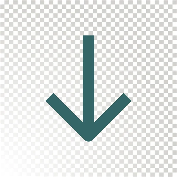 Freccia di navigazione semplice icona — Vettoriale Stock