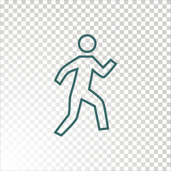 Crosswalk Icon Vector Illustration — Stock Vector