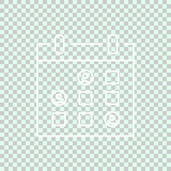 Takvim simgesi vektör illüstrasyonu 