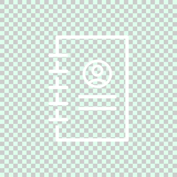 Günlük simgesi vektör illüstrasyonu 