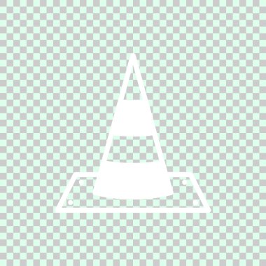 koni düz simgesi, vektör çizim 