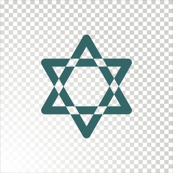 Hexagram Icon Vector Illustration — Stock Vector