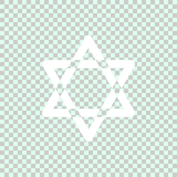 Hexagram Pictogram Vectorillustratie — Stockvector