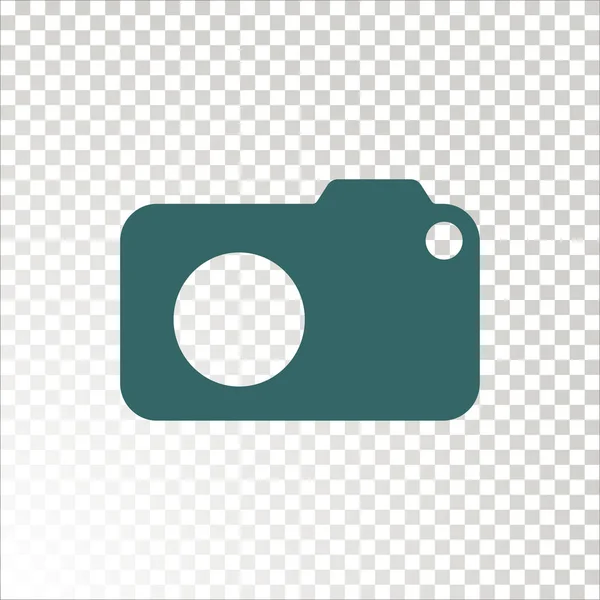 Foto Camera Icoon Vector Illustratie — Stockvector