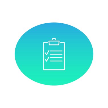 belge web simgesi. Vektör illüstrasyonu 