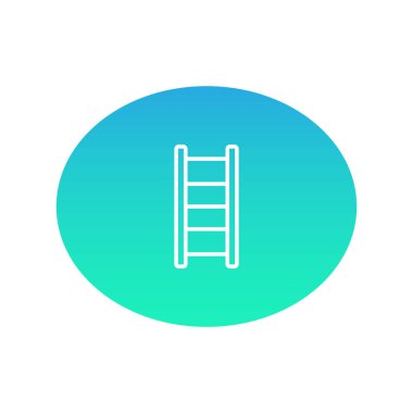 merdiven renk web simgesi. vektör çizim