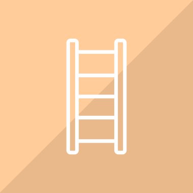 merdiven renk web simgesi. vektör çizim