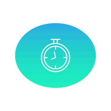 Zamanlayıcı web simgesi. Vektör çizim