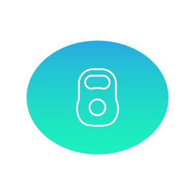   Dumbbell web simgesi. Vektör çizim