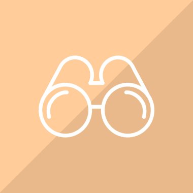 gözlük renk web simgesi. vektör çizim