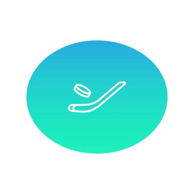  Hokey web simgesi. Vektör çizim