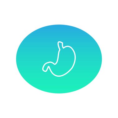 mide renk web simgesi. vektör çizim