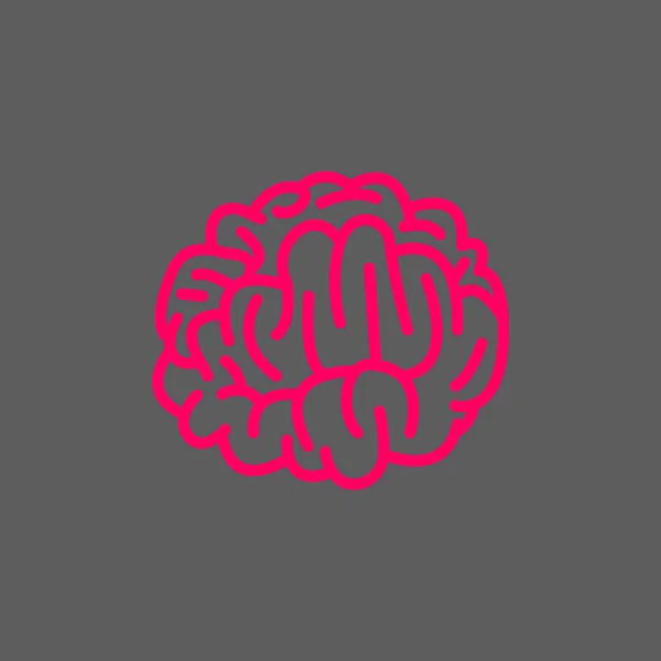 Brain Web Icon Vector Illustration — Stock Vector