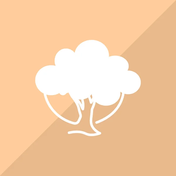 Иконка Дерева Интернете Векторная Иллюстрация — стоковый вектор