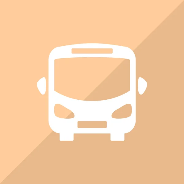 Bus Web Pictogram Vectorillustratie — Stockvector