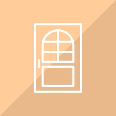 kapı renk web simgesi. vektör çizim.