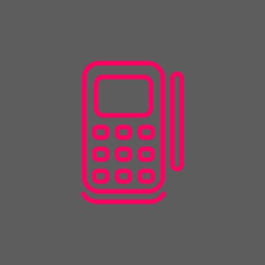 hesap makinesi web simgesi. vektör çizim