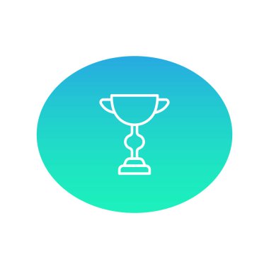 Kupası renk web simgesi. vektör çizim