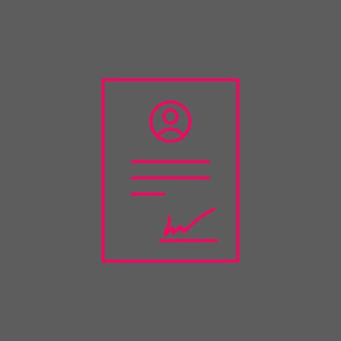 belge web simgesi. Vektör illüstrasyonu 