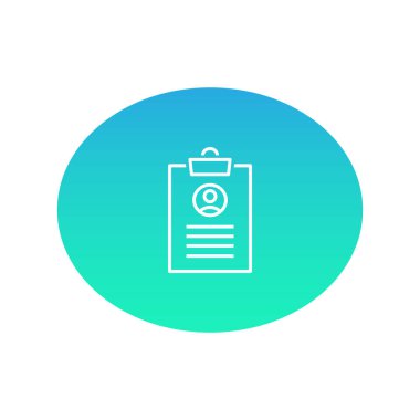 belge web simgesi. Vektör illüstrasyonu 