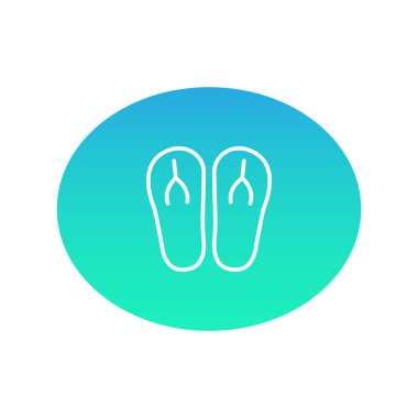 terlik renk web simgesi. vektör çizim