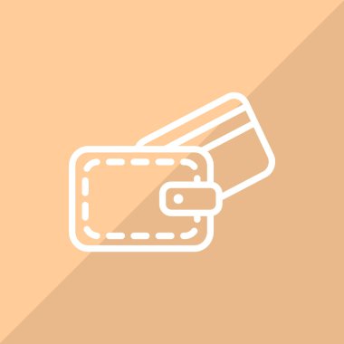 ödeme web simgesi. Vektör çizim