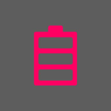 Pil web simgesi. Vektör çizim 