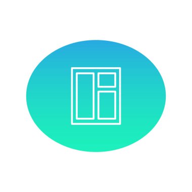 pencere web simgesi. Vektör çizim