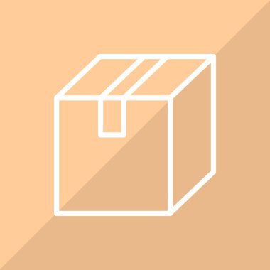 kutu rengi web simgesi. vektör çizim